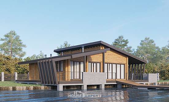 100-007-П Проект бани из дерева Ржев | Проекты домов от House Expert
