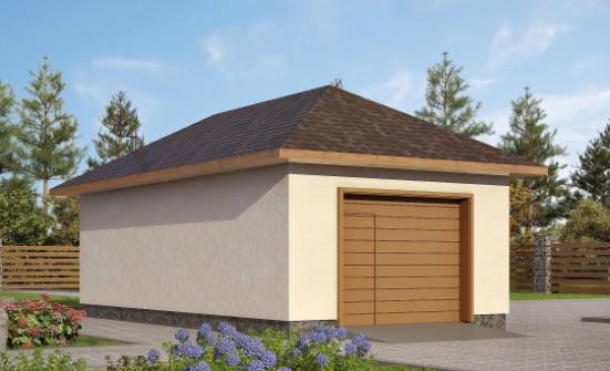 040-001-П Проект гаража из газосиликатных блоков Кашин | Проекты одноэтажных домов от House Expert
