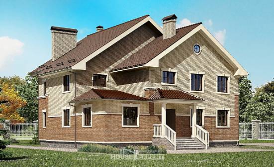 300-004-Л Проект двухэтажного дома, современный загородный дом из поризованных блоков Калязин | Проекты домов от House Expert