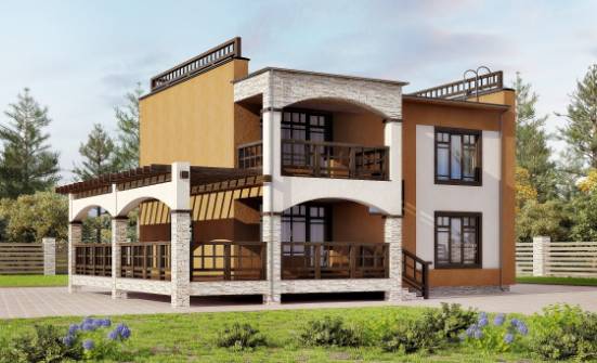 150-010-Л Проект двухэтажного дома, скромный дом из кирпича Кимры | Проекты домов от House Expert