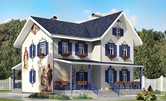 180-003-П Проект двухэтажного дома, небольшой дом из кирпича Калязин | Проекты домов от House Expert