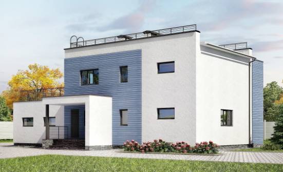 180-012-Л Проект двухэтажного дома, гараж, простой дом из кирпича Кимры | Проекты домов от House Expert