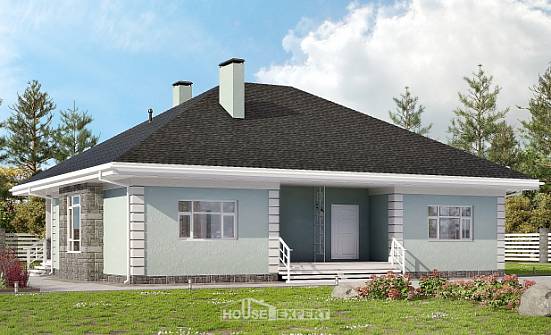 135-003-Л Проект одноэтажного дома, небольшой дом из газосиликатных блоков Зубцов | Проекты домов от House Expert