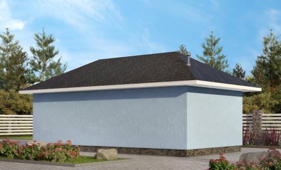 040-001-Л Проект гаража из арболита Калязин | Проекты одноэтажных домов от House Expert