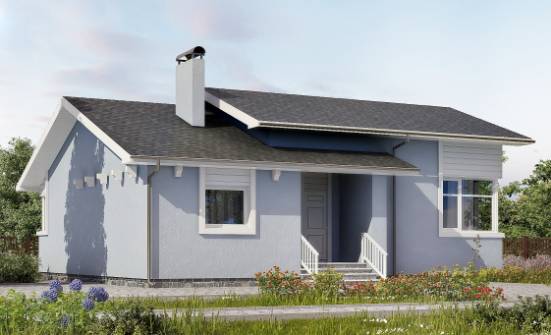 110-003-Л Проект одноэтажного дома, доступный домик из газобетона Торжок | Проекты домов от House Expert