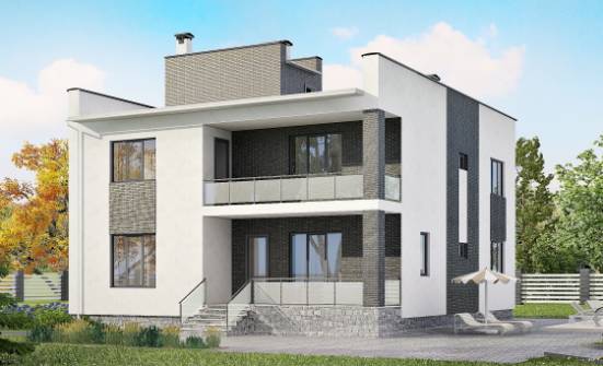225-001-П Проект двухэтажного дома, красивый загородный дом из арболита Кашин | Проекты домов от House Expert