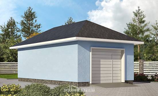 040-001-Л Проект гаража из арболита Калязин | Проекты домов от House Expert