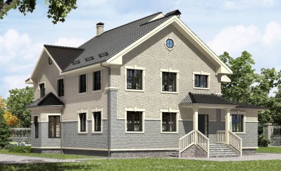 300-004-П Проект двухэтажного дома, уютный домик из газосиликатных блоков Зубцов | Проекты домов от House Expert