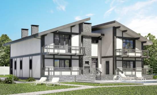 280-002-П Проект двухэтажного дома мансардой, простой загородный дом из кирпича Калязин | Проекты домов от House Expert