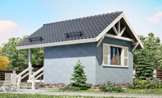 020-001-П Проект одноэтажного дома, дешевый коттедж из дерева Нелидово | Проекты домов от House Expert