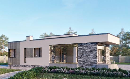 175-001-Л Проект одноэтажного дома, классический домик из поризованных блоков Торжок | Проекты домов от House Expert