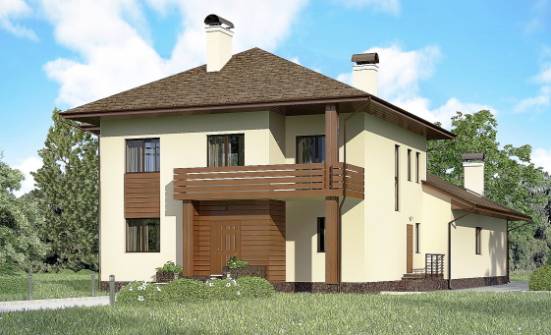 300-001-П Проект двухэтажного дома, уютный домик из кирпича Кашин | Проекты домов от House Expert