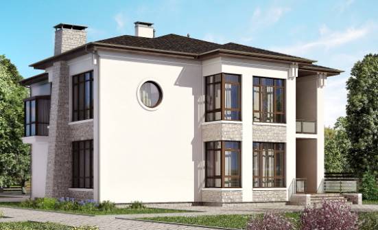 300-005-П Проект двухэтажного дома, просторный загородный дом из кирпича Торжок | Проекты домов от House Expert