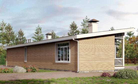 110-004-Л Проект бани из кирпича Нелидово | Проекты одноэтажных домов от House Expert