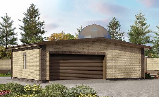 075-001-Л Проект гаража из кирпича Калязин | Проекты домов от House Expert