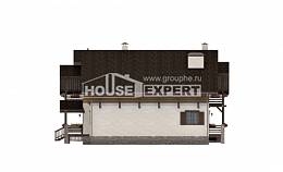 260-001-П Проект двухэтажного дома с мансардой, уютный домик из кирпича, Конаково
