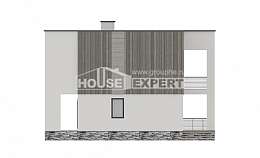 150-017-П Проект двухэтажного дома, современный загородный дом из блока, Бежецк